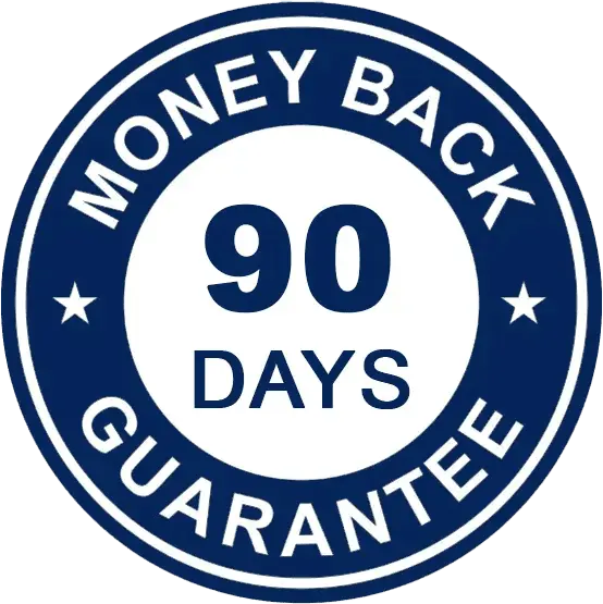 The Genius Song 90-day money-back guarantee badge